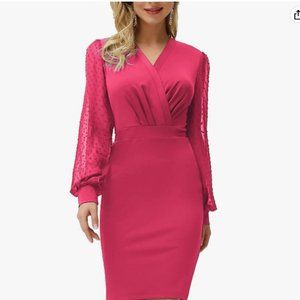 Grace Karen Elegant Pink Women's Cocktail Dress NWT